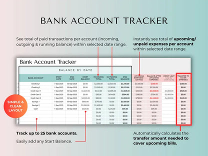 All-in-One Budget Template for Excel & Google Sheets (Track Any Currency)
