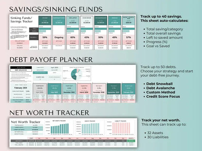 All-in-One Budget Template for Excel & Google Sheets (Track Any Currency)